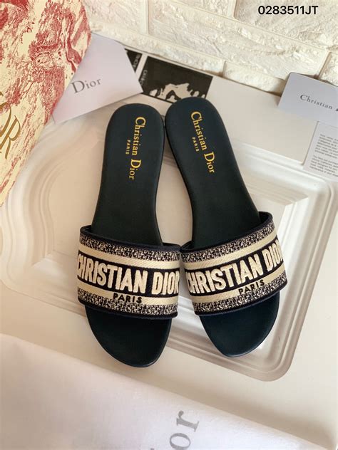 dior sandals silver|christian dior slippers women.